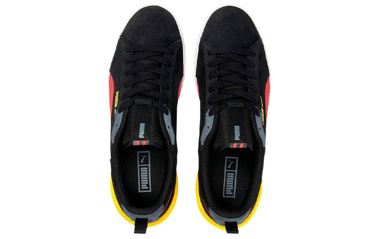 PUMA Suede Bloc 'Black Yellow Red' 381183-03
