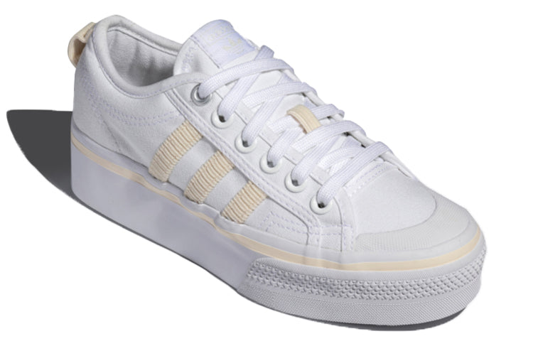(WMNS) adidas Nizza Platform 'Off White Cream' H69028