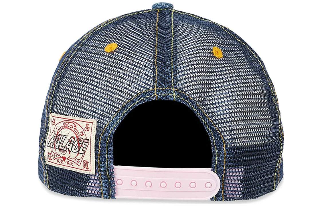 Palace X Evisu Denim Cap 'Blue' P24EVH001