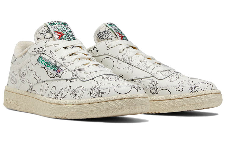 Reebok x Tom & Jerry Club C 'Sketch' FX4011