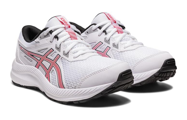 (GS) ASICS Contend 8 'White Electric Red' 1014A259-103