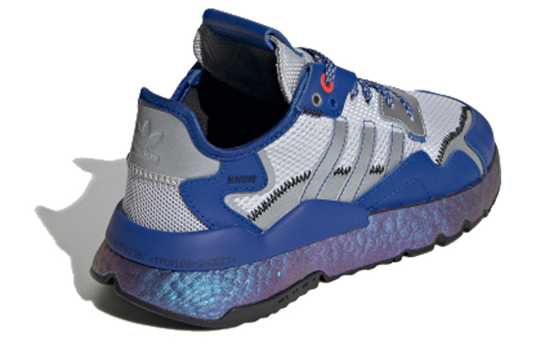 (WMNS)adidas Nite Jogger 'Silver Metallic Royal Blue' EG3360