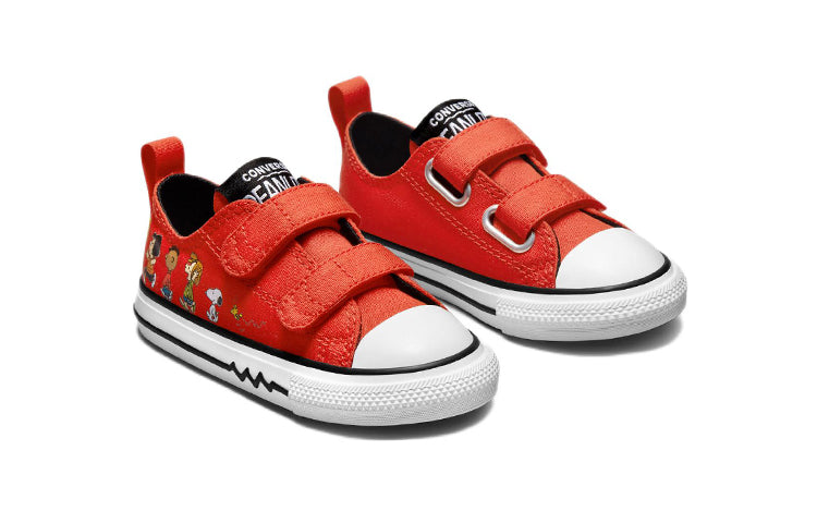 (TD) Converse Chuck Taylor All Star 2V x Peanuts 'Red White Black' A01870C