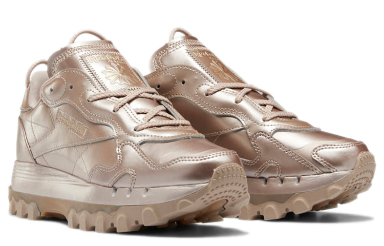 (WMNS) Reebok Cardi B x Classic Leather 'Rose Gold Champagne' GW2633