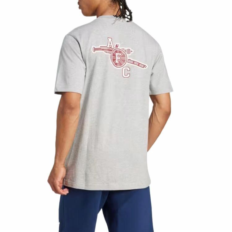 adidas Arsenal VRCT T-Shirt Asia Sizing 'Grey' JL6111