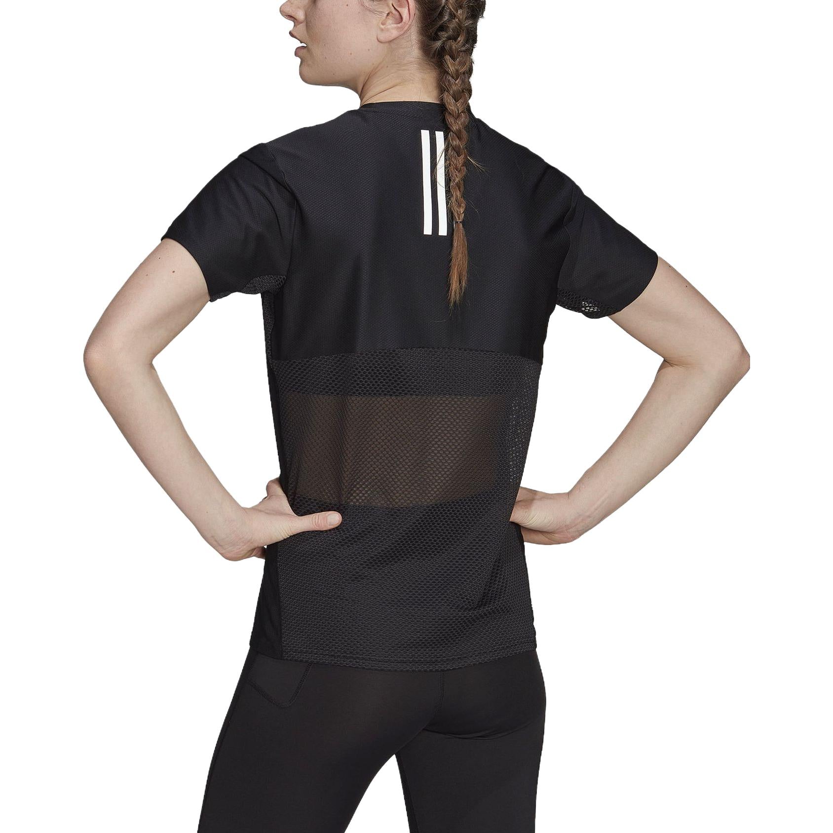 (WMNS) adidas Runner Running T-Shirt 'Black' HC6332