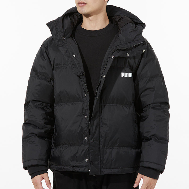 PUMA Logo Puffer Jacket 'Black' 534934-01