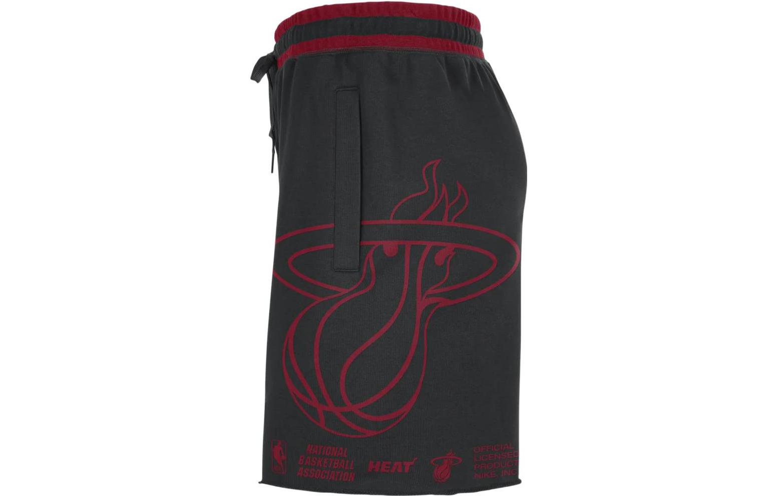 Nike NBA Miami Heat Courtside Fleece Shorts DN9160-010