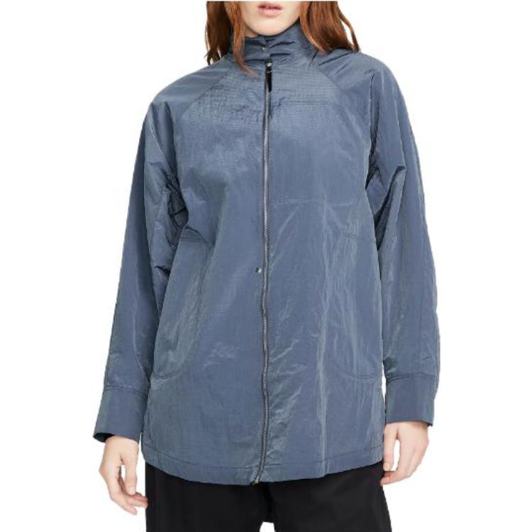 (WMNS) Nike ESC Woven Shirt Jacket 'Blue' DR5399-491