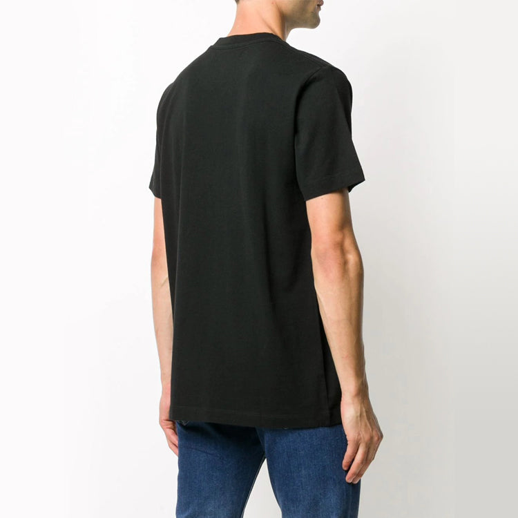 Off-White Logo Printing Short Sleeve Black OMAA027F20FAB0021001