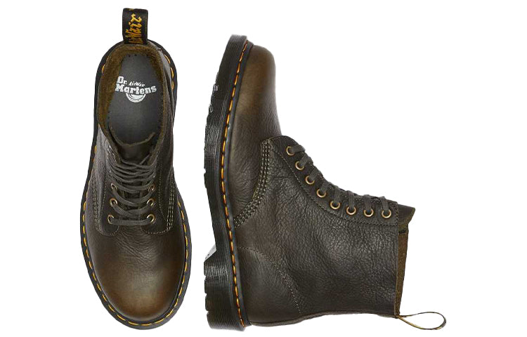 (WMNS) Dr. Martens 1460 Pascal Ambassador Leather Lace Up Boots 'Green' 24993339