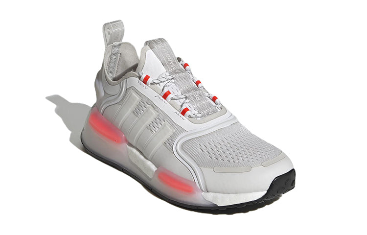 (GS) adidas NMD_V3 Shoes 'White Solar Red' GX2034