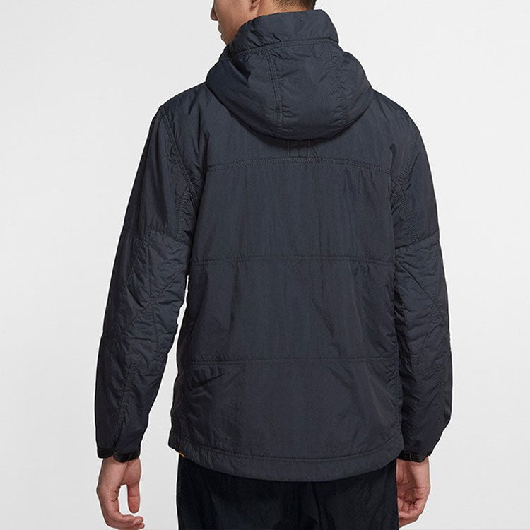 Nike Sportswear Tech Pack Solid Color Stay Warm hooded sports padded Jacket Black BV4790-060