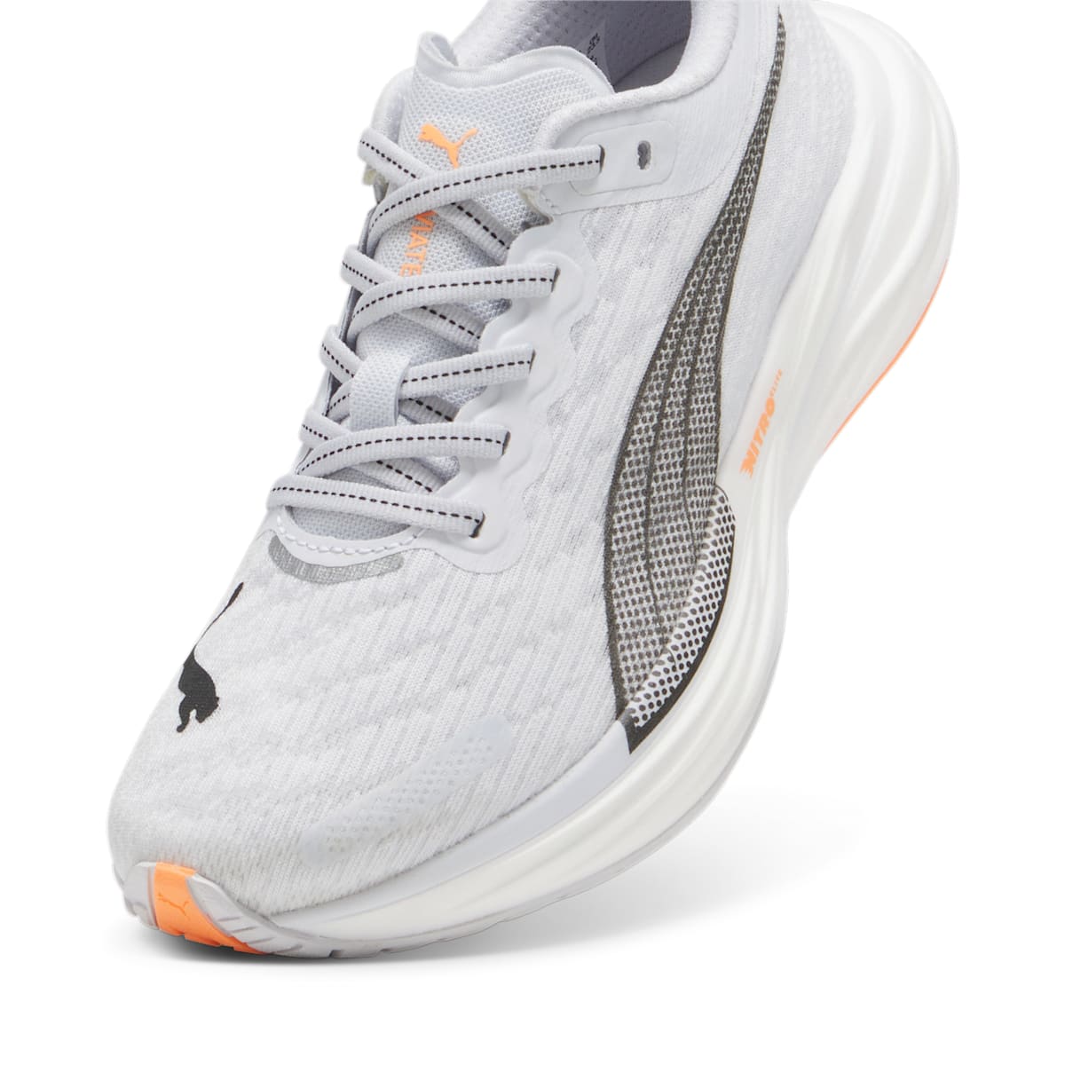 (WMNS) PUMA Deviate Nitro 2 'Silver Mist Neon Citrus' 376855-27