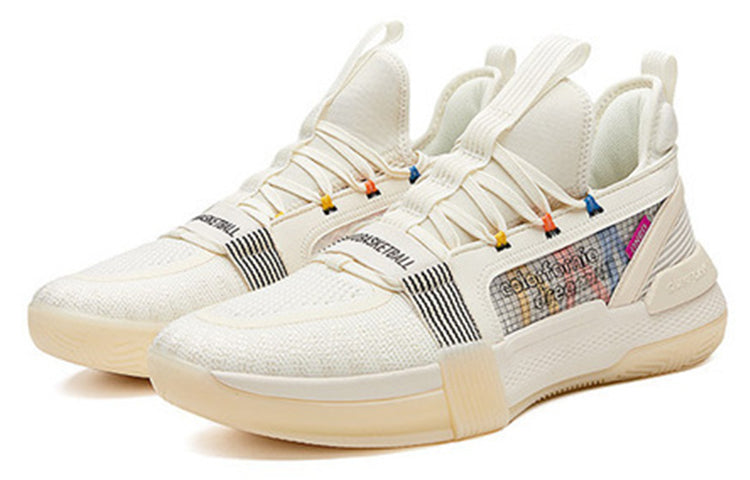 361 Degrees x Qu!k Foam Lite Running Shoes 'White' 572121111-3