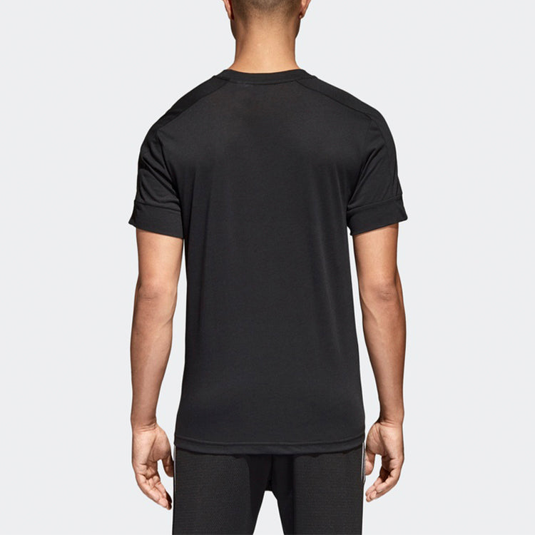 adidas Breathable Cozy Casual Round Neck Black CG2097