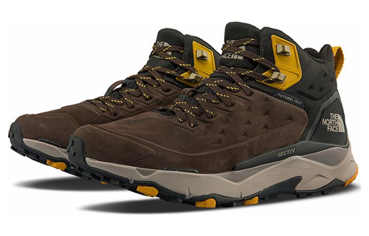 THE NORTH FACE Vectiv Exploris Futurelight Mid Hiking Shoes 'Deep Brown Tnf Black' 5G39-13B