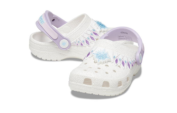 (TD) Crocs Classic Fun Lab I AM Frozen II Clog 'White Lila' 207715-100