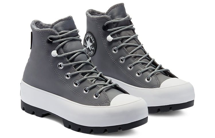 (WMNS) Converse Chuck Taylor All Star Lugged Winter High GTX 'Limestone Grey' 569555C