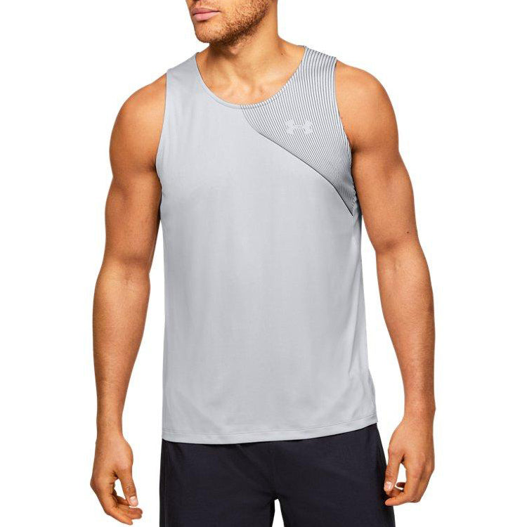 Under Armour Qualifier Iso-Chill Running Tank 'Halo Grey' 1350135-014