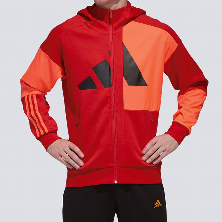 Men's adidas O2 HTT Jacket Red FM9418