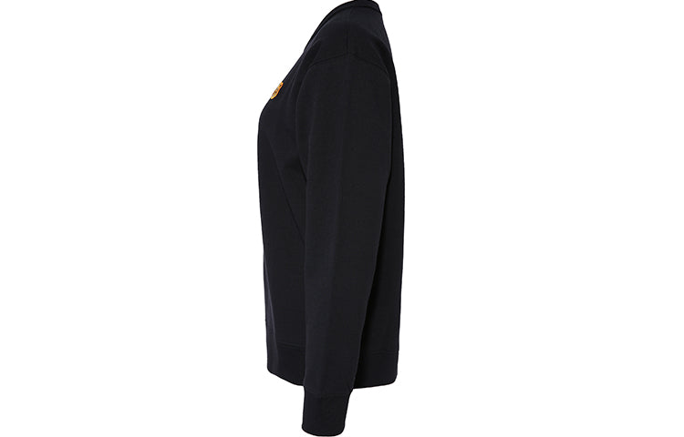 (WMNS) KENZO Embroidery Round-neck Swea Black FA62SW8204MD-99