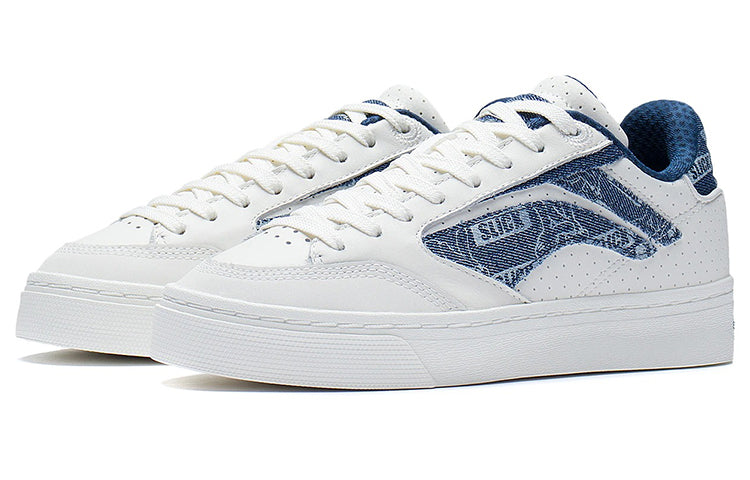 (WMNS) Li-Ning BadFive Wave 180 Low 'White Blue' AECS018-2