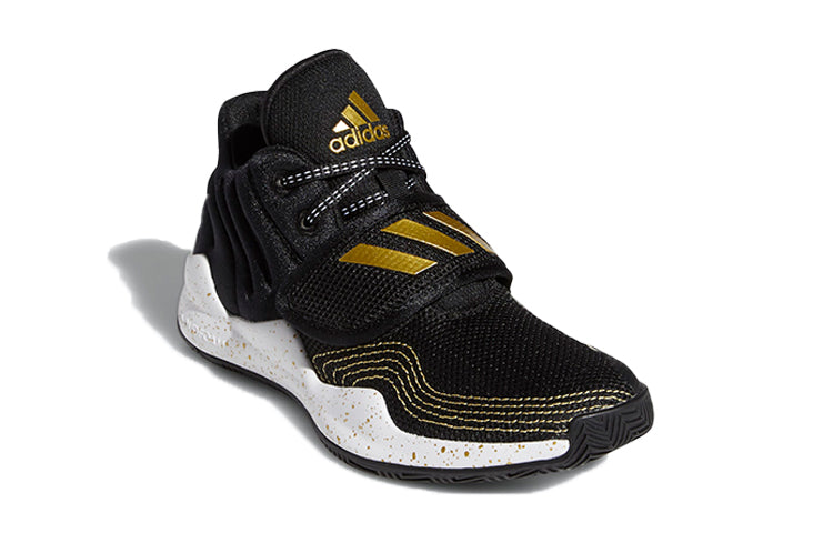 (GS) adidas Deep Threat J 'Black Yellow White' FV8633