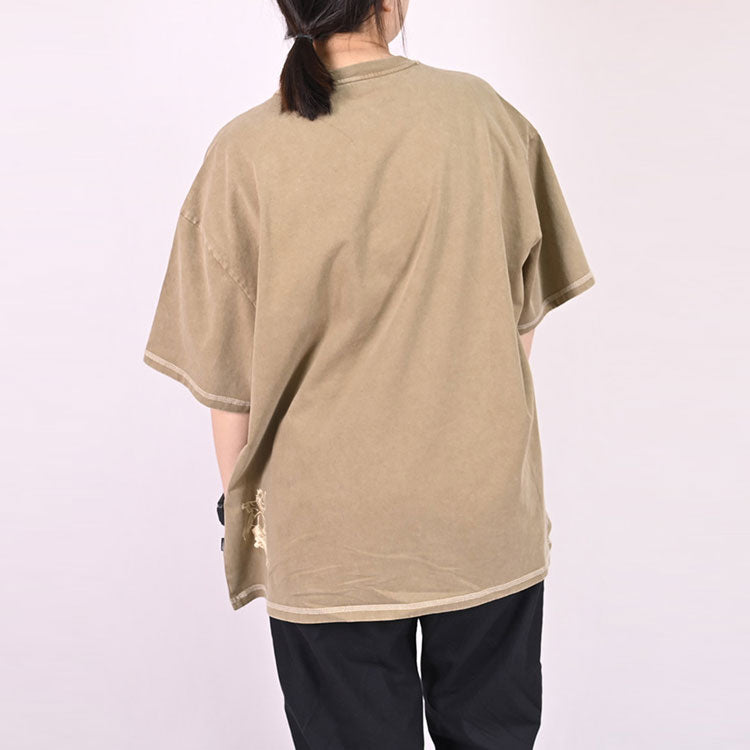 Converse Skateboard Wash Tee Asia Sizing 'Light Brown' 10026164-A01