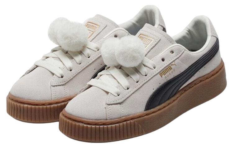 (WMNS) PUMA Suede Platform 'Cream White' 391902-01