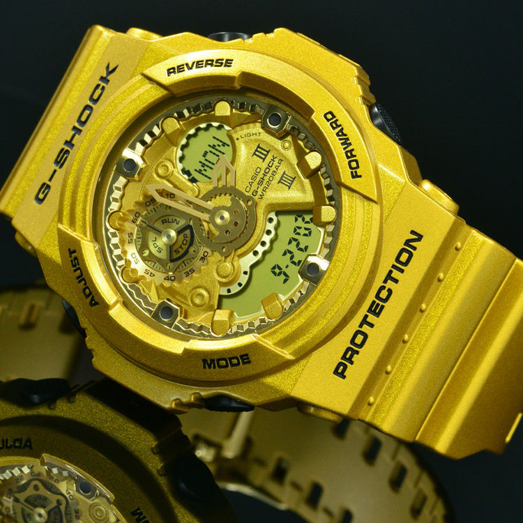 CASIO G-Shock Analog-Digital 'Yellow' GA-300GD-9A