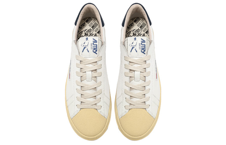 Autry Bob Lutz Leather Sneakers 'White Spoiler Blue' BLLM-TC05