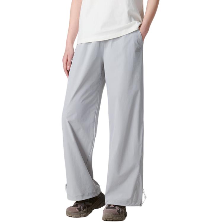 (WMNS) New Balance Woven Pants Asia Sizing 'Grey' NTE24262-GR