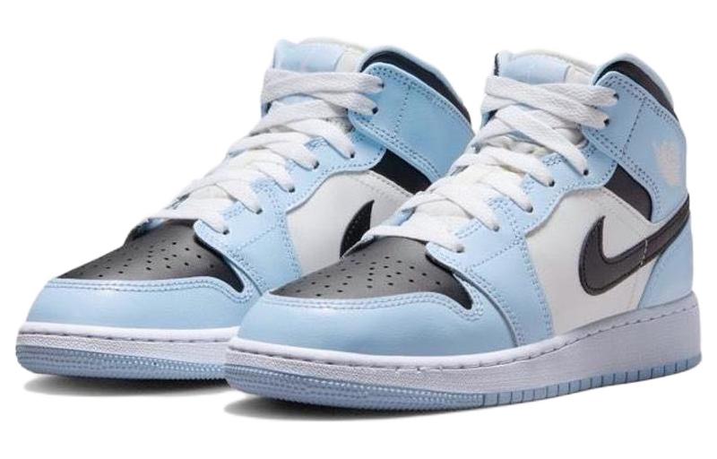 (GS) Air Jordan 1 Mid 'Ice Blue 2022' 555112-401