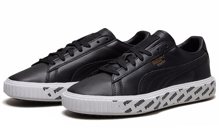 PUMA Breaker Retro Low Top Casual Skate Shoes Unisex Black 369198-01