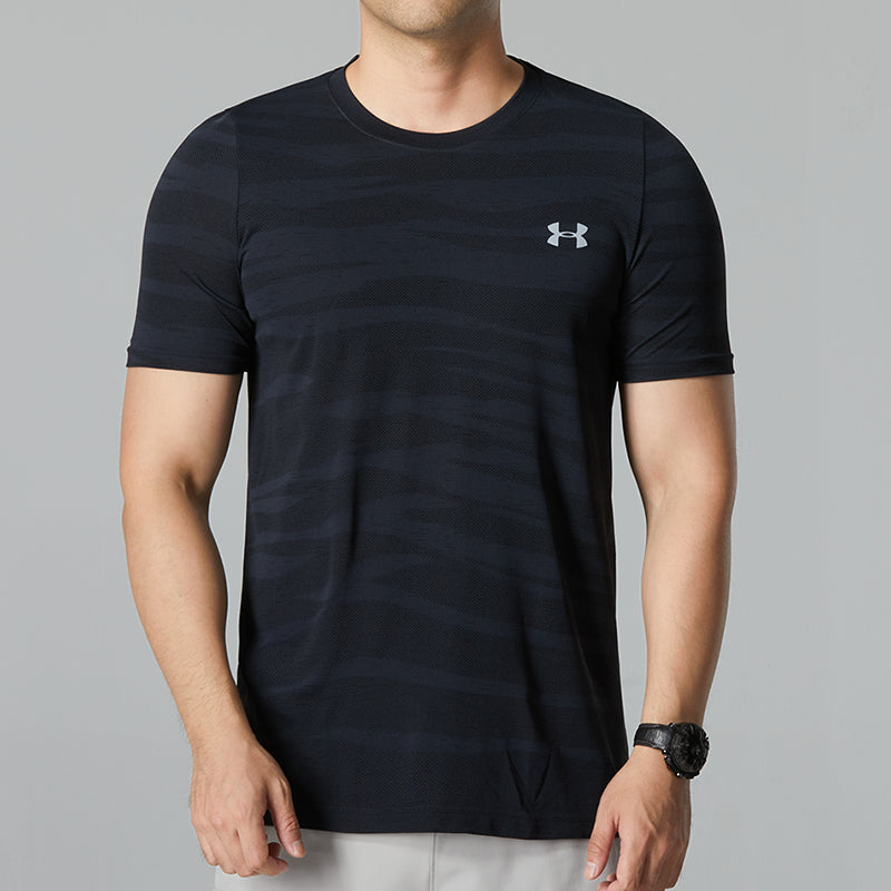 Under Armour Seamless Wave T-shirt 'Black' 1373726-001