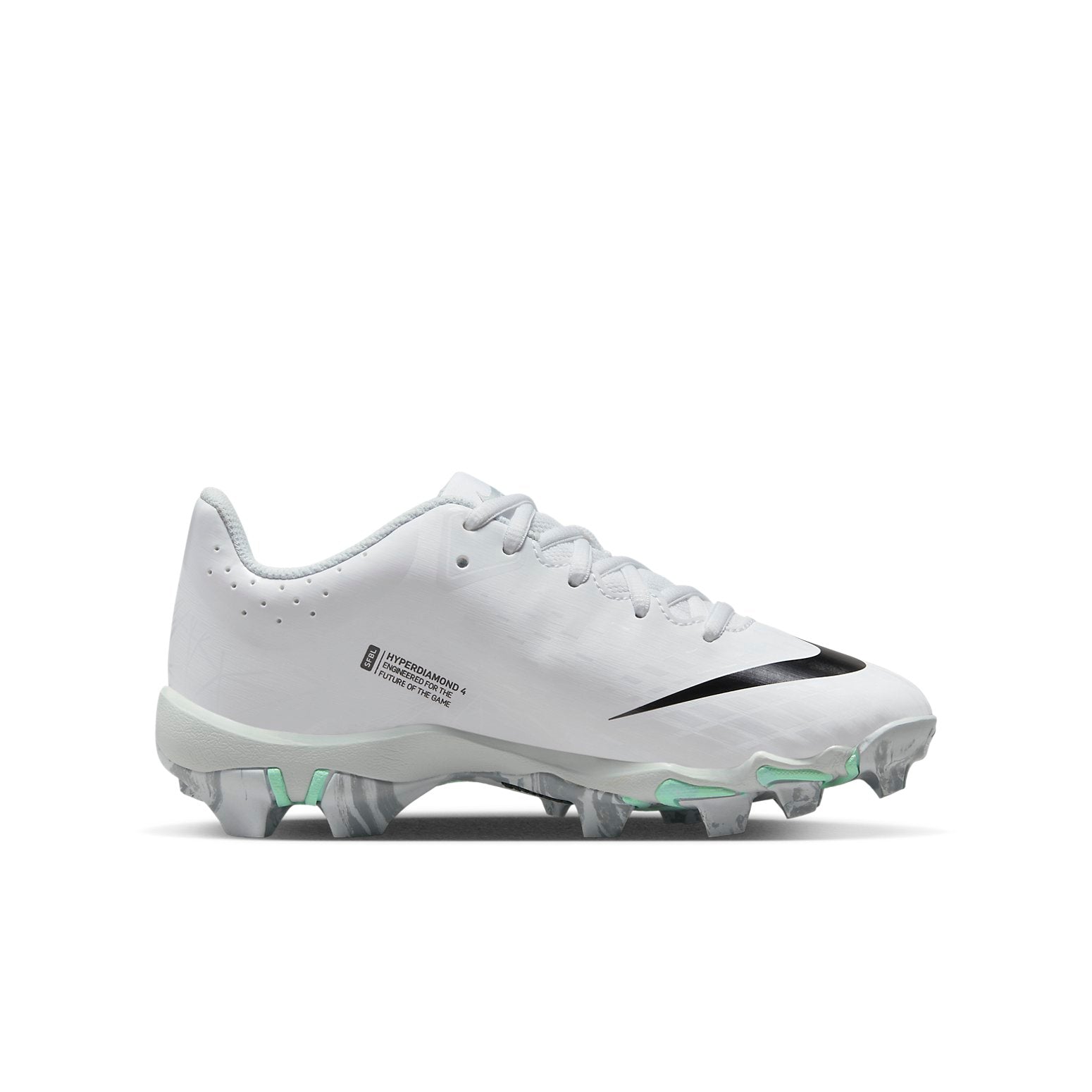 (GS) Nike Hyperdiamond 4 Keystone GG 'White Black' CZ5919-102