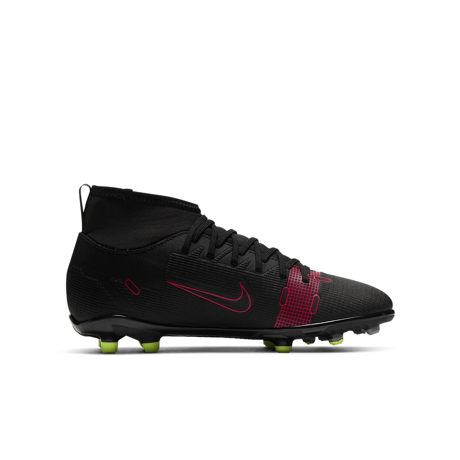 (GS) Nike JR Mercurial Superfly 8 Club MG 'Black Red' CV0790-090
