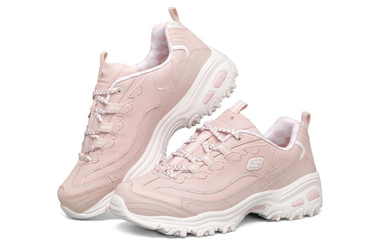 (WMNS) Skechers D'Lites 1.0 Low Running Shoes Light Pink 149227-LTPK