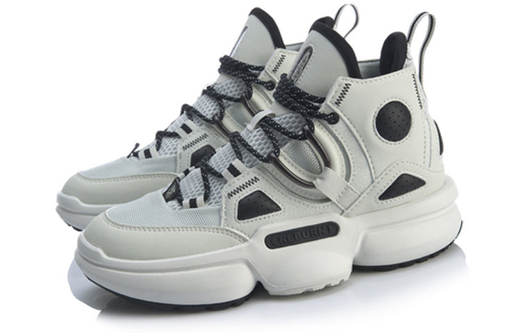 (WMNS) Li-Ning Reburn 2.0 EZ-Fit 'Light Grey Black' AGBQ006-4