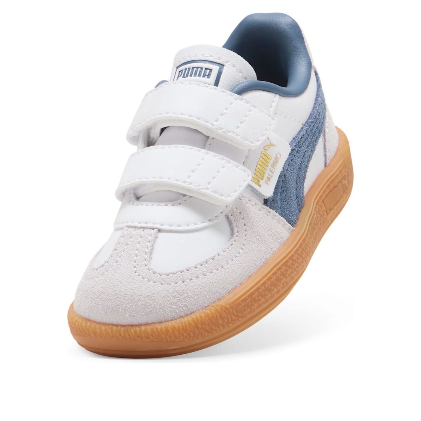 (TD) PUMA Palermo Leather 'White Dark Indigo' 402004-11