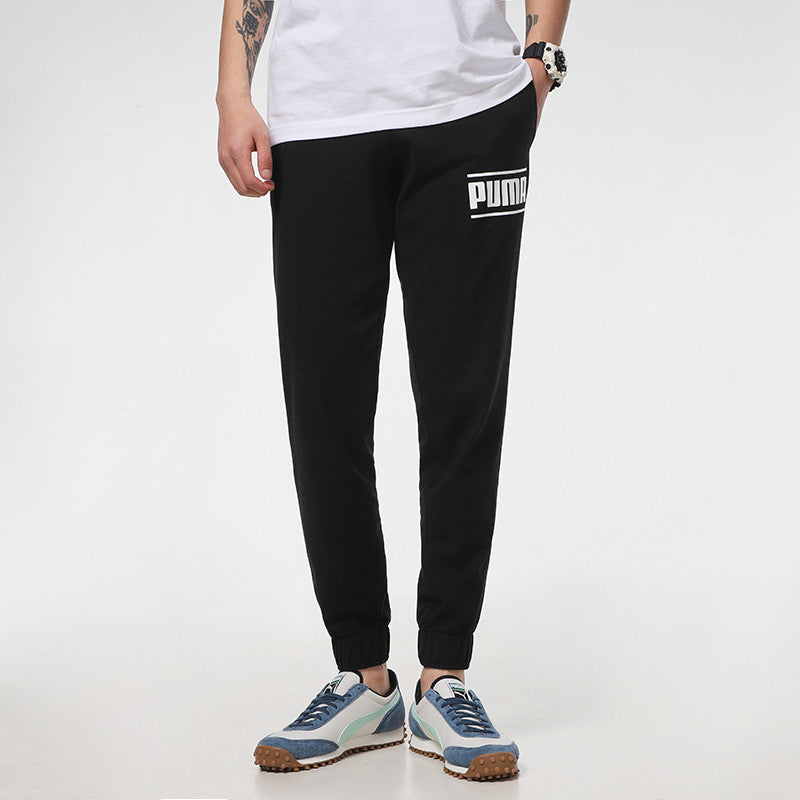 PUMA SS21 Logo Sports Pants 'Black' 847589-01