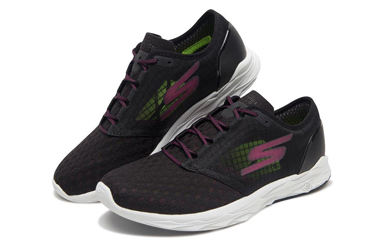 (WMNS) Skechers Go Meb Speed 5 'Black' 15215-BKHP