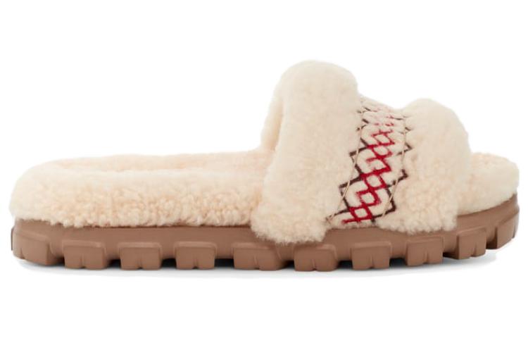 (WMNS) UGG Cozetta Slipper Heritage Braid 'Natural' 1143974-NAT
