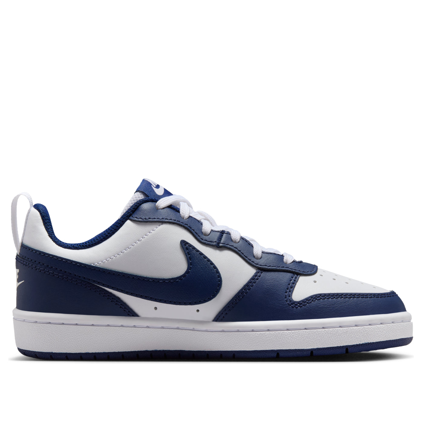(GS) Nike Court Borough Low 2 'White Signal Blue' BQ5448-107