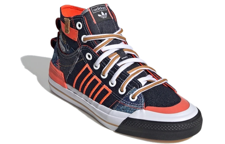 adidas Nizza Hi Dl 'Blue Orange White' FZ5238