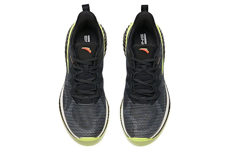 ANTA Running Series Sneakers 'Black Lime Green' 112025599-4