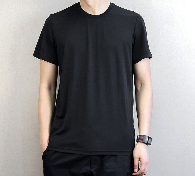 adidas m Hi Dry Tee Outdoor Sports Short Sleeve Black CV4895