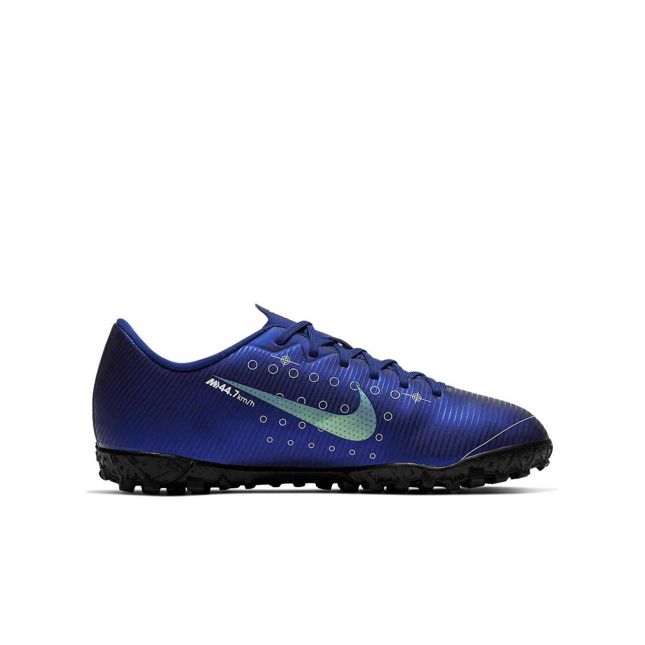 (GS) Nike Mercurial Vapor 13 Academy Mds TF Turf 'Blue Black' CJ1178-401