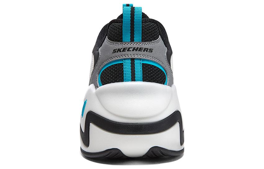 (WMNS) Skechers D'Lites Hyper Burst Sneakers 'Grey White Multi' 896259-GMLT